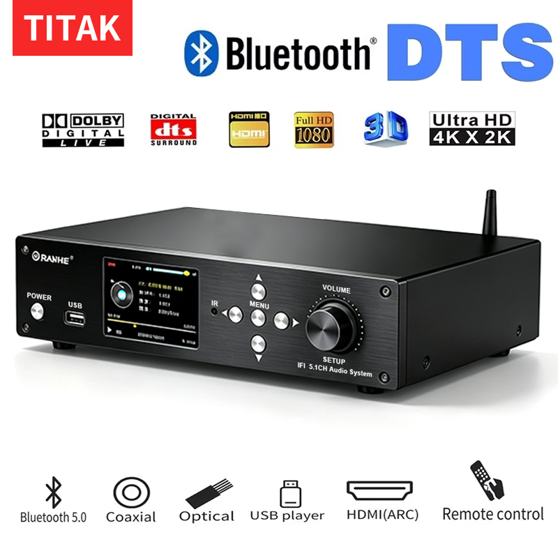 Surround Sound Decoder - オリジナル 5.1 チャンネルオーディオデコーダー USB U ディスク音楽再生