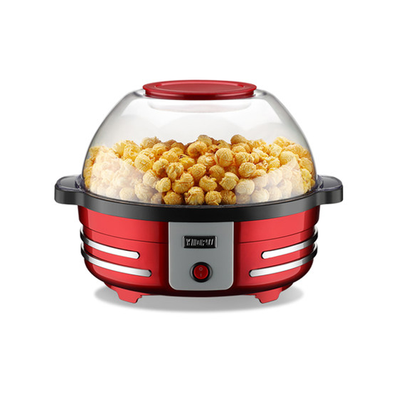 Popcorn Machine Home - 家庭用ミニポップコーンマシンオイルシュガー耐熱皿全自動商業屋台タイプ電気ポップコーンコーンカーネルマシン