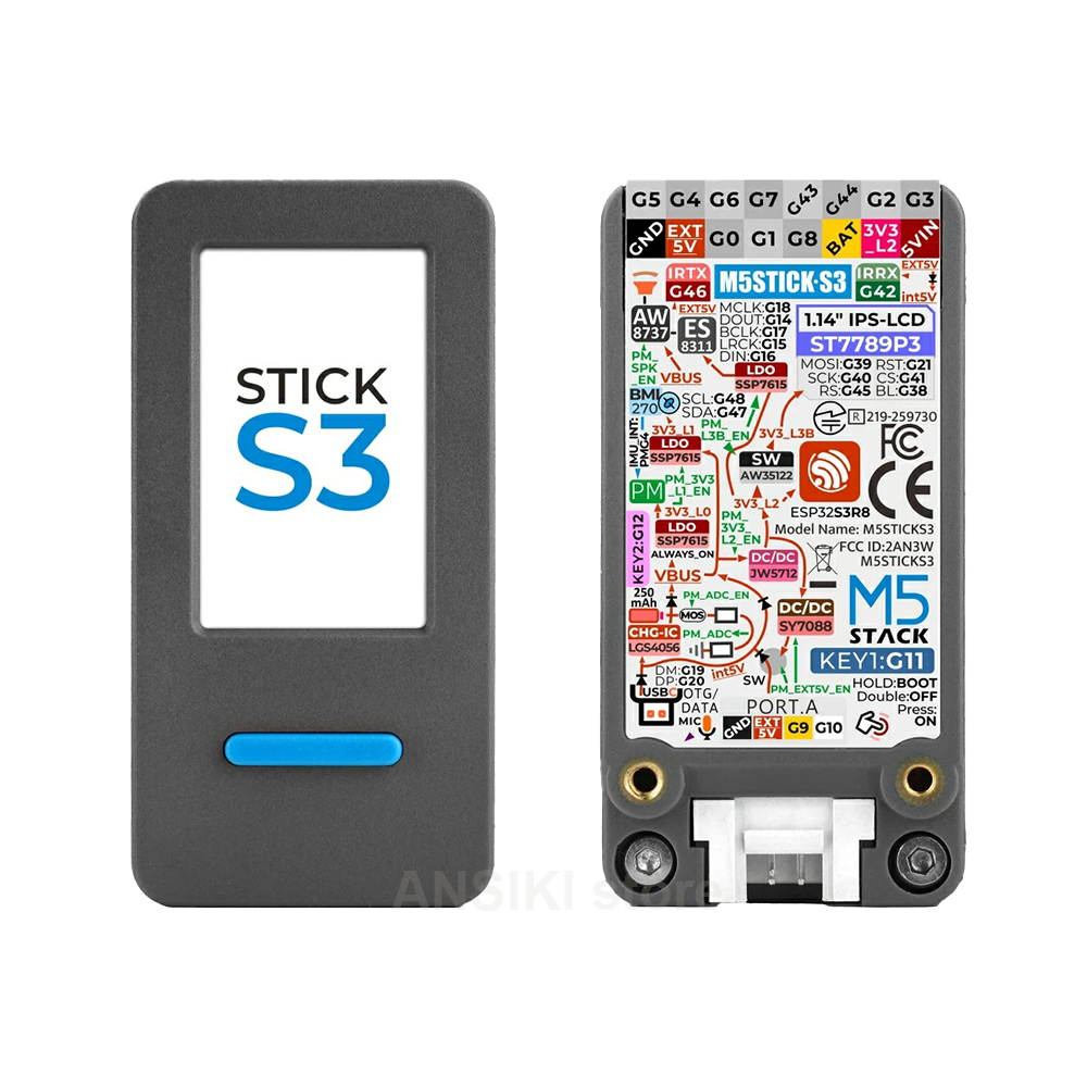Home Cinema Kit - M5Stack M5StickS3 ESP32-S3 IoT開発キット、IoT制御スマートホームアプリケーション用の画面付きポータブルキット