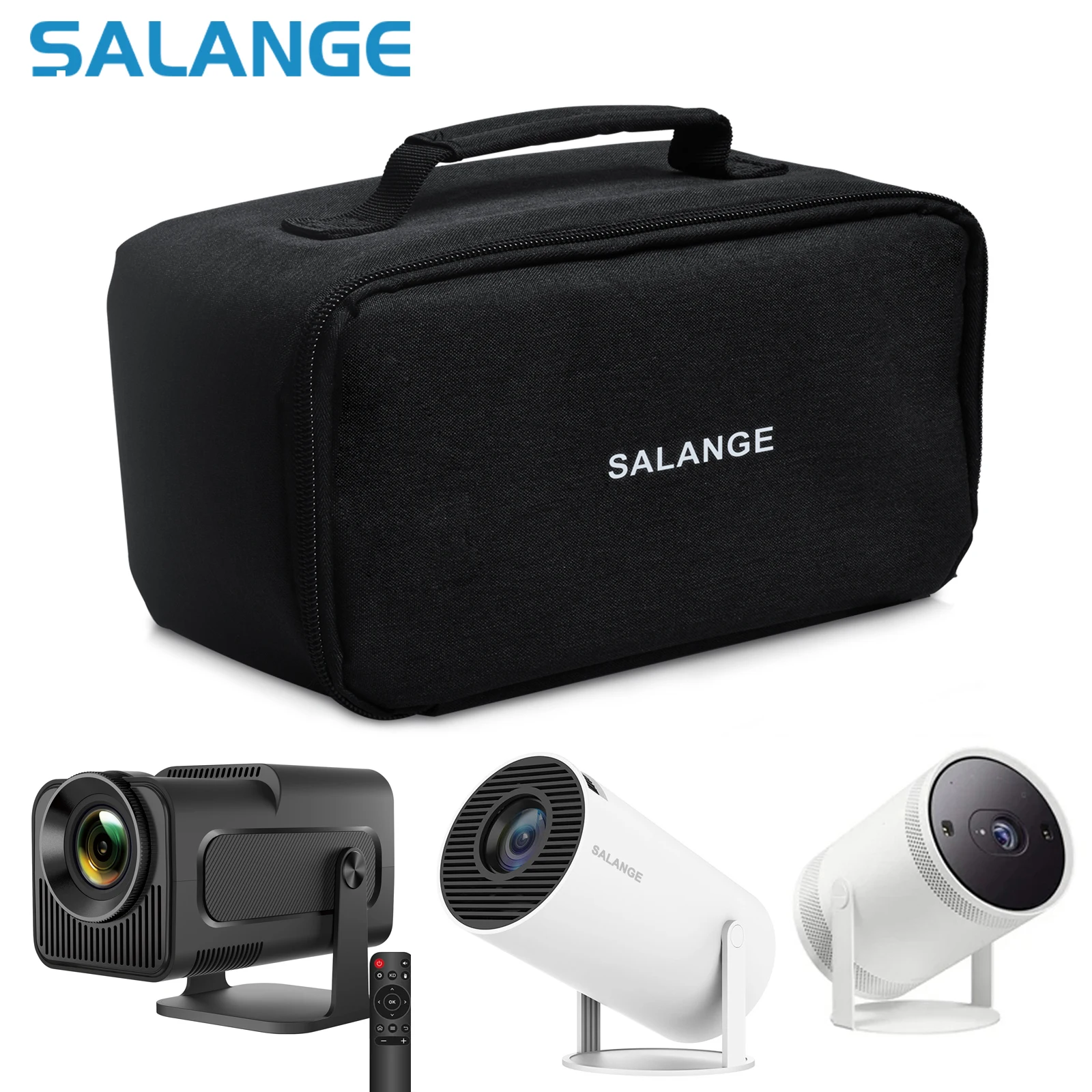 Projector Carrying Bag - Salange HY320 プロジェクター収納バッグケーストラベルキャリープロジェクターバッグジッパープロテクターキャリングバッグ HY300 プロジェクターアクセサリー