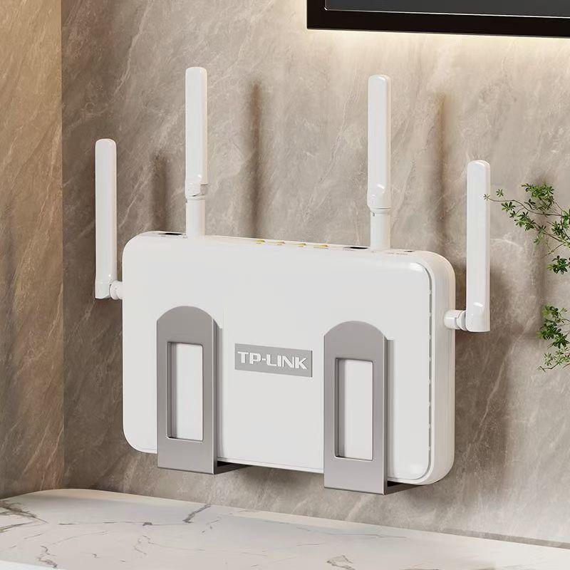 Home Cinema Kit - 2個入り壁掛けルーター収納ボックス Wifiデバイスサポートブラケットセットトップボックス配置ラック ホームシアターA/V固定具