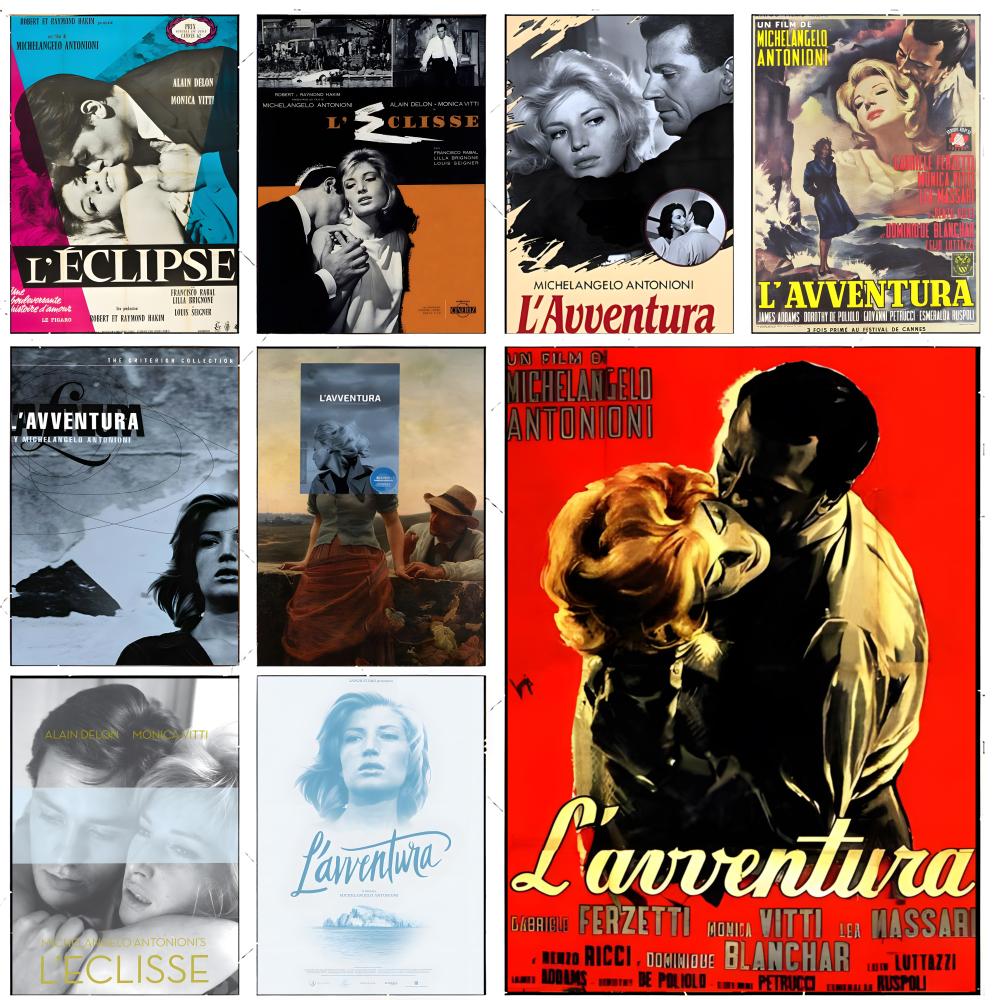 Home Cinema Design - Lavventura クラシックシネマ L-Lavventura ポスター プレミアム装飾アート &