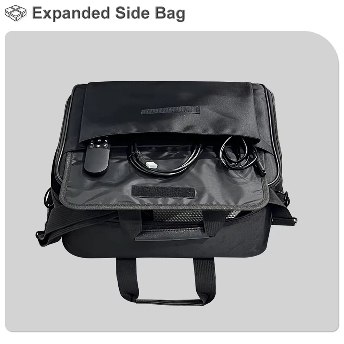 Projector Carrying Bag - A32I プロジェクターケース保護ボックス旅行用キャリープロジェクターバッグショルダーハンドバッグクロスボディバッグ耐衝撃収納コンパートメント