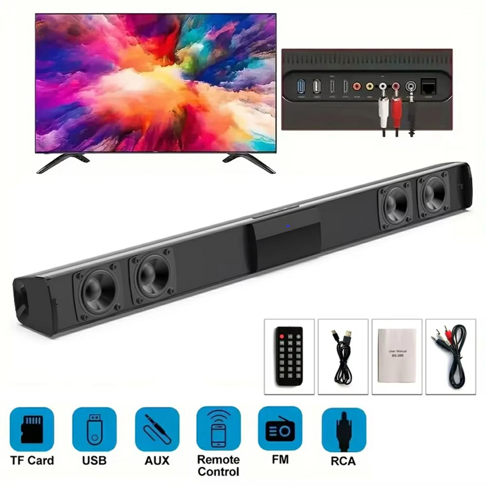 Home Cinema Speaker System - Bluetoothホームシアターサウンドシステム、コンピュータースピーカー、TVサウンドバーボックス、サブウーファー、ラジオ、ミュージックセンター、ブームボックス、列、3ディン