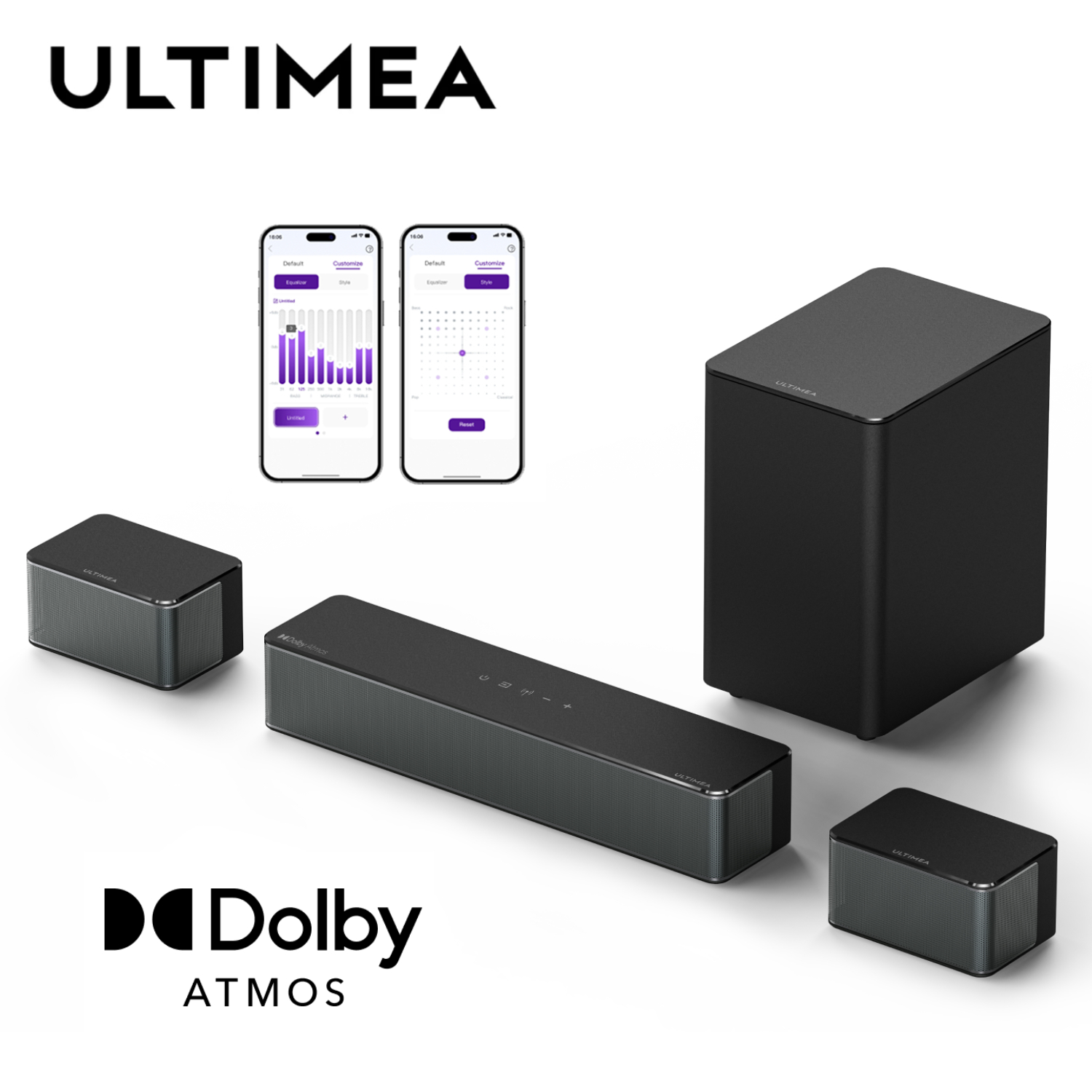 Home Cinema Onkyo 5.1 - ULTIMEA Poseidon M4T サウンドバー 5.1チャンネル ホームシアター（Dolby