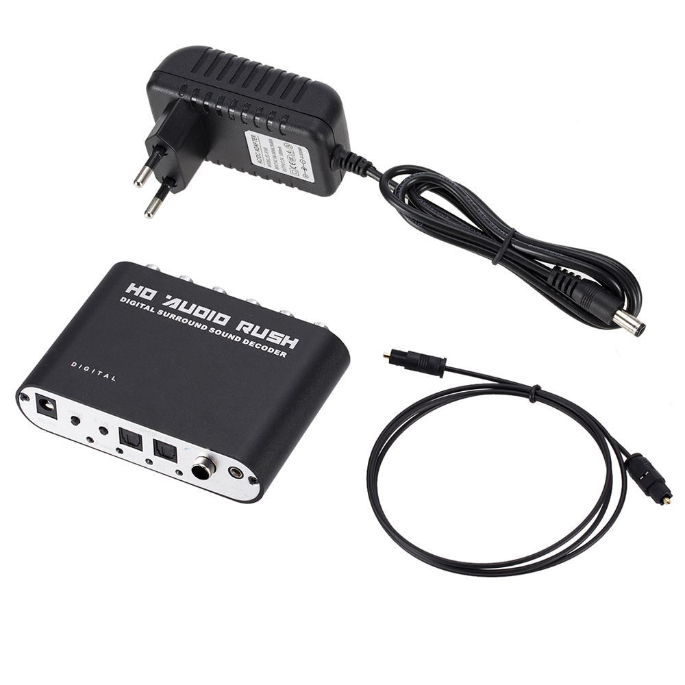 Surround Sound Decoder - 5.1CH HD オーディオデコーダー SPDIF 同軸から RCA