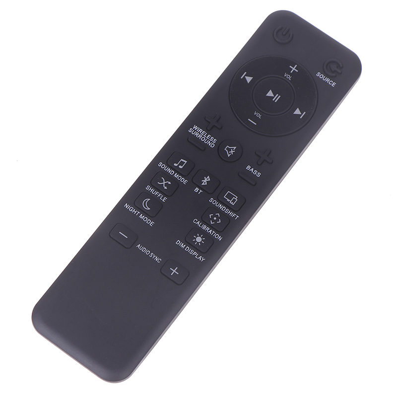 Home Cinema Onkyo 5.1 - JBL Bar 2.1 3.1 5.1チャンネル4KウルトラHDサウンドバーシステム用ブラックリモコン ワイヤレスホームシアターオーディオリモコン