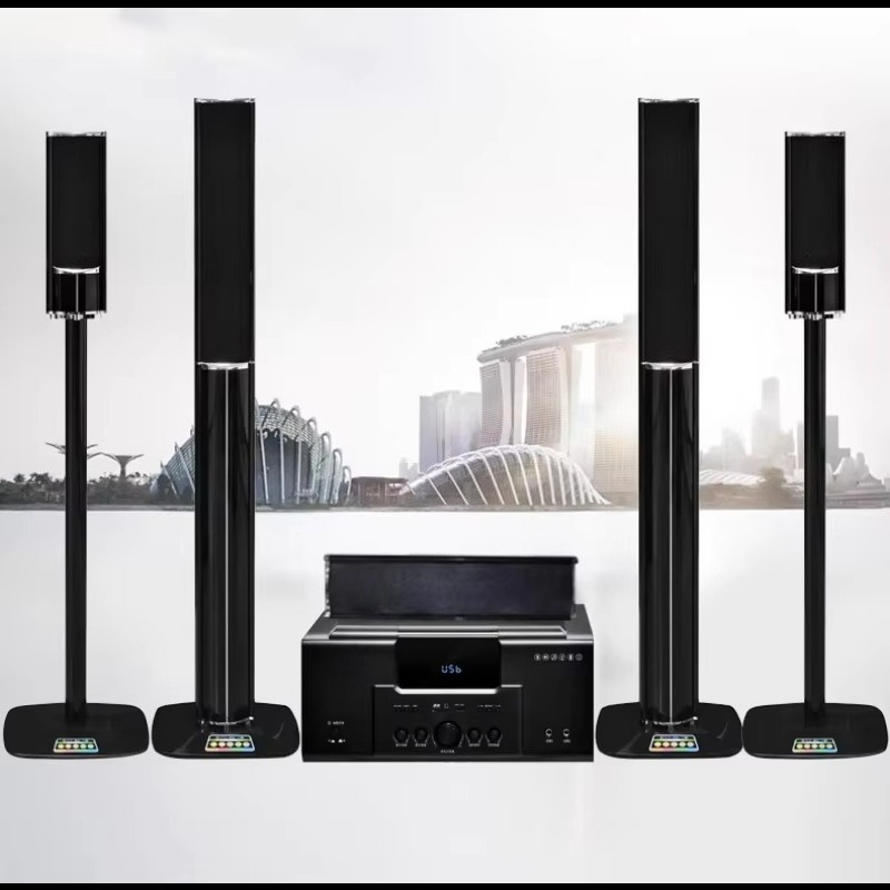 Home Cinema Speaker System - ホームKTVシネマスピーカー5.1オーディオサウンドアンプスピーカーBluetoothセットサラウンドホームシアターシステムセット