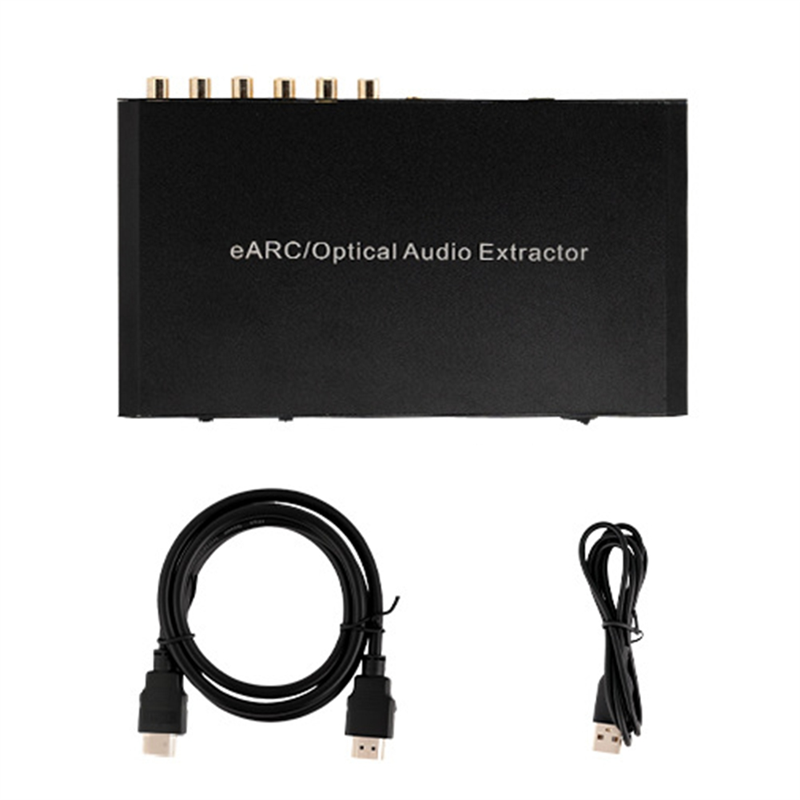Surround Sound Decoder - B04C-オーディオデコーダー 7.1 チャンネル、電源供給タイプ C コンバーターアクセサリーに接続可能