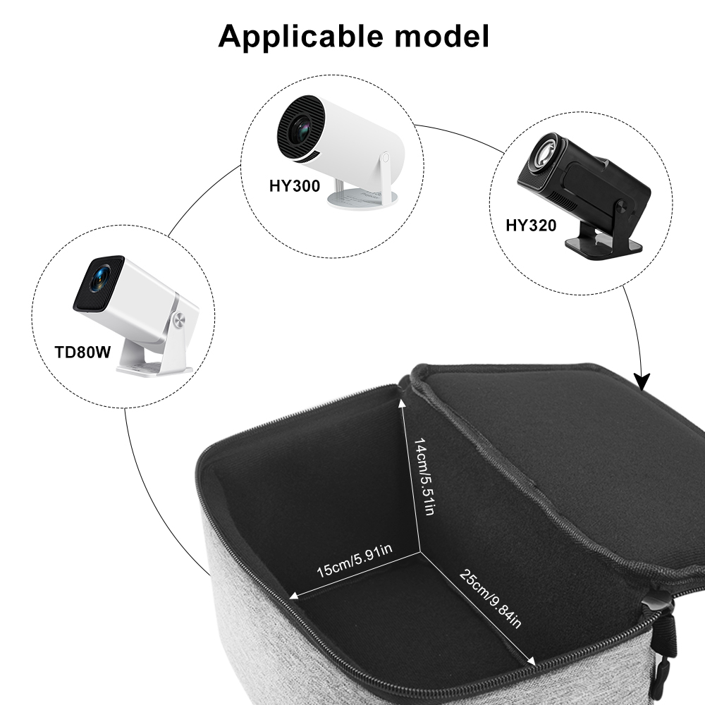 プロジェクターキャリングバッグ HY300 プロ HY300 - Projector Carrying Bag のレビューと価格