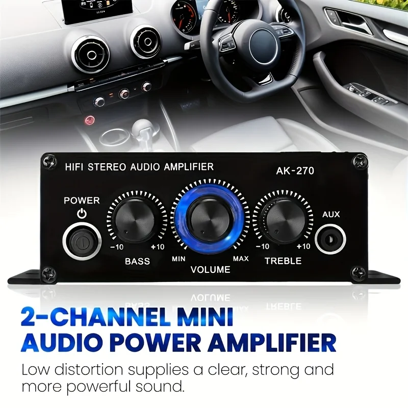 AK-270 HIFIアンプ チャンネル2.0 ステレオオー - Home Cinema Installation のレビューと価格
