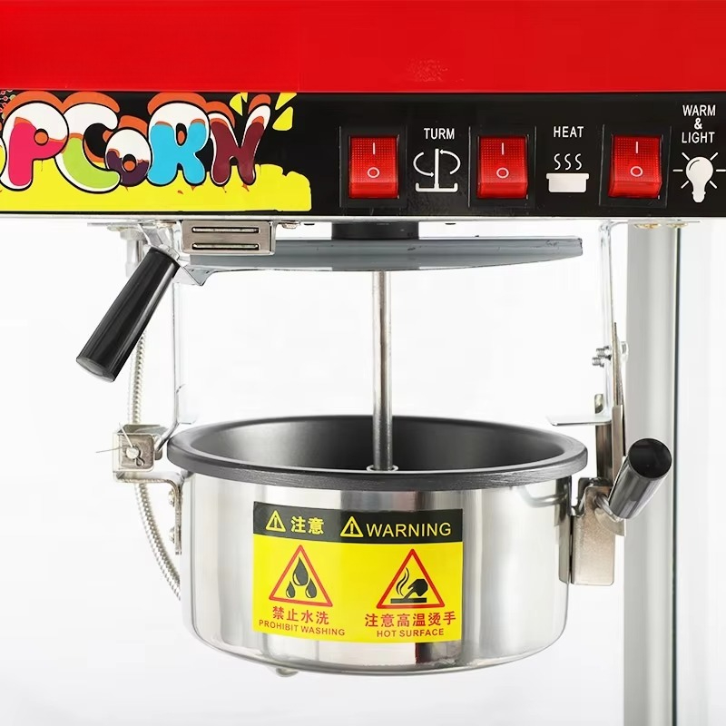 1400W 熱風ポップコーンマシン、業務用卓上型、自動攪拌、 - Popcorn Machine Home のレビューと価格