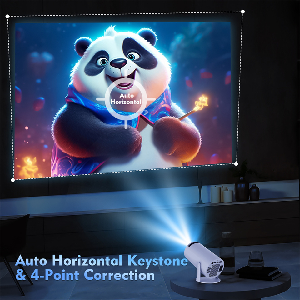 2026年新型HY300プロジェクター 4K Android - Video Home Cinema のレビューと価格