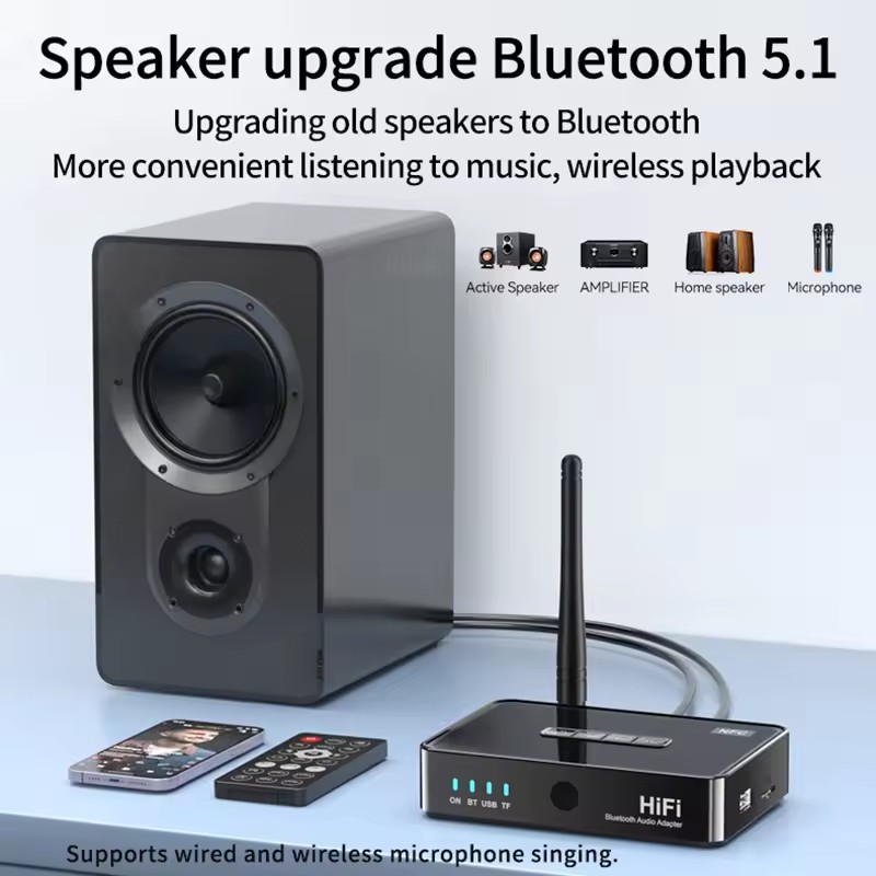 NFC Bluetoothレシーバー 6.5mm BT 5. - Home Cinema Bluetooth 5.1 のレビューと価格