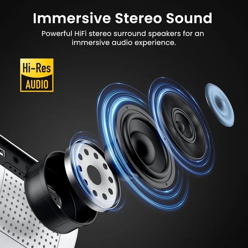 高画質1080P対応の家庭用プロジェクター。4Kビデオ再生、 - Home Cinema Bluetooth 5.1 のレビューと価格