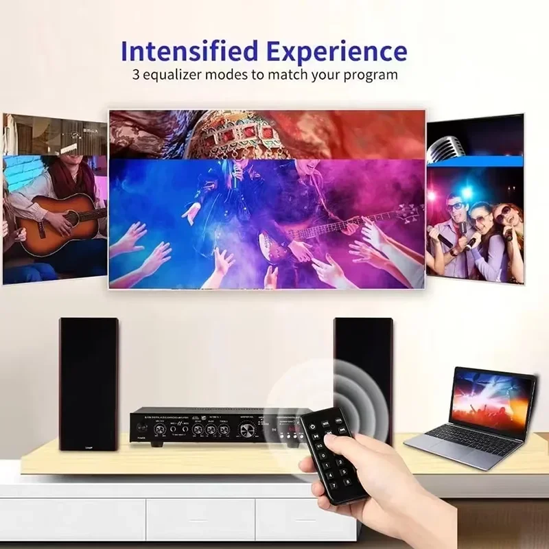 ハイパワーアンプ AV-369BT 6チャンネル Bluet - Home Cinema Onkyo 5.1 のレビューと価格