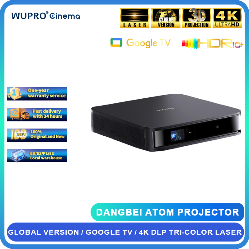 Dingbei-レーザープロジェクター,ポータブル,dolb - Video Home Cinema のレビューと価格