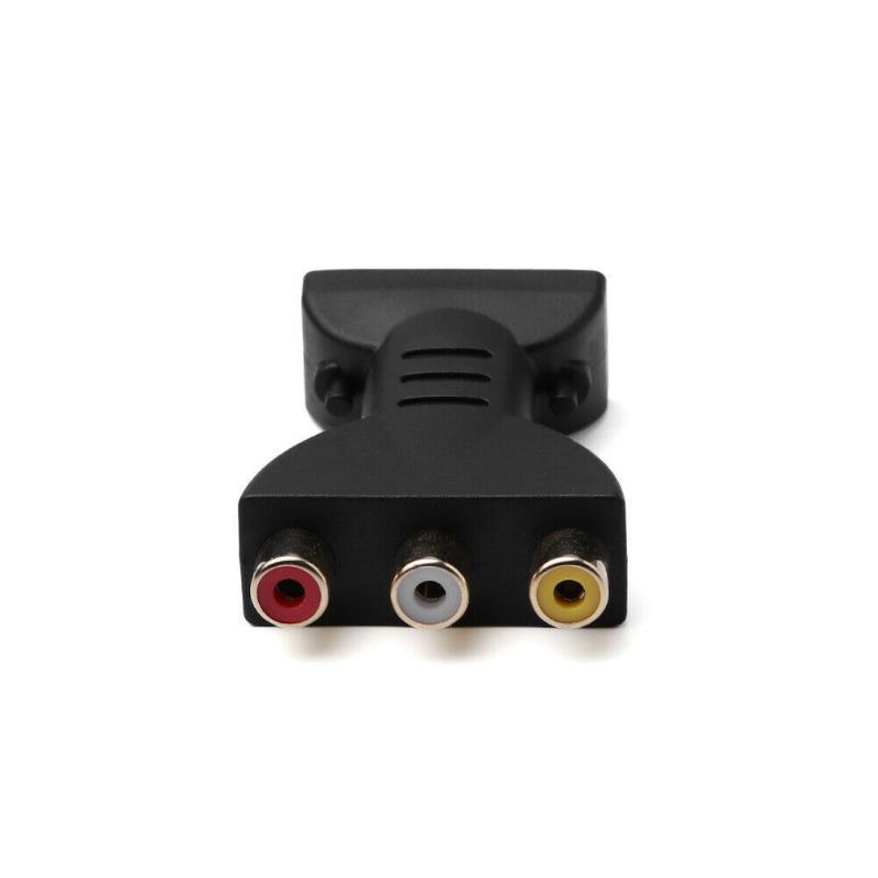 AV-HDTVコンポジットアダプター 3 RCA（赤、白、黄 - Video Home Cinema のレビューと価格