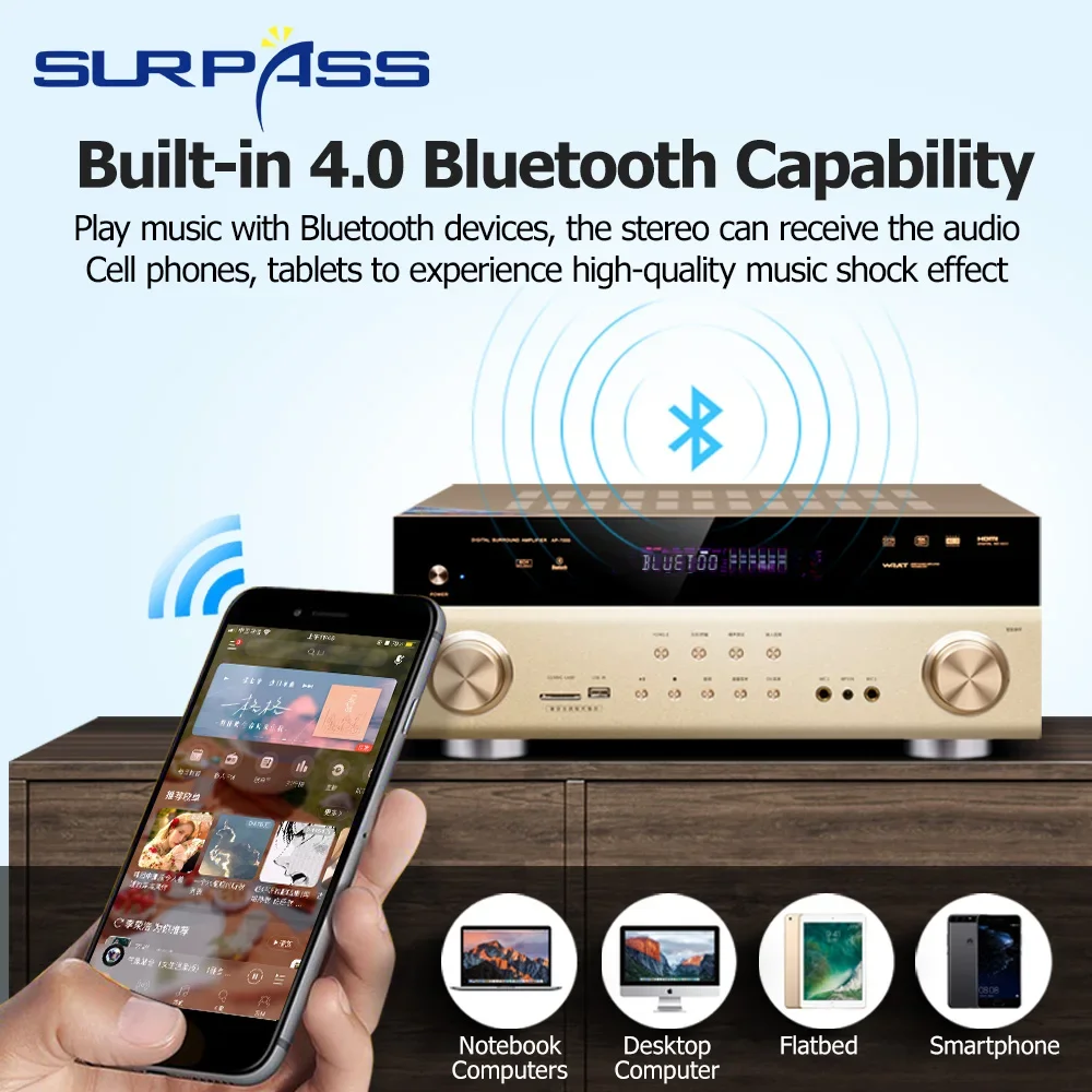 ホームシアターオーディオアンプ,6チャンネル,Bluetoo - Home Cinema Onkyo 5.1 のレビューと価格