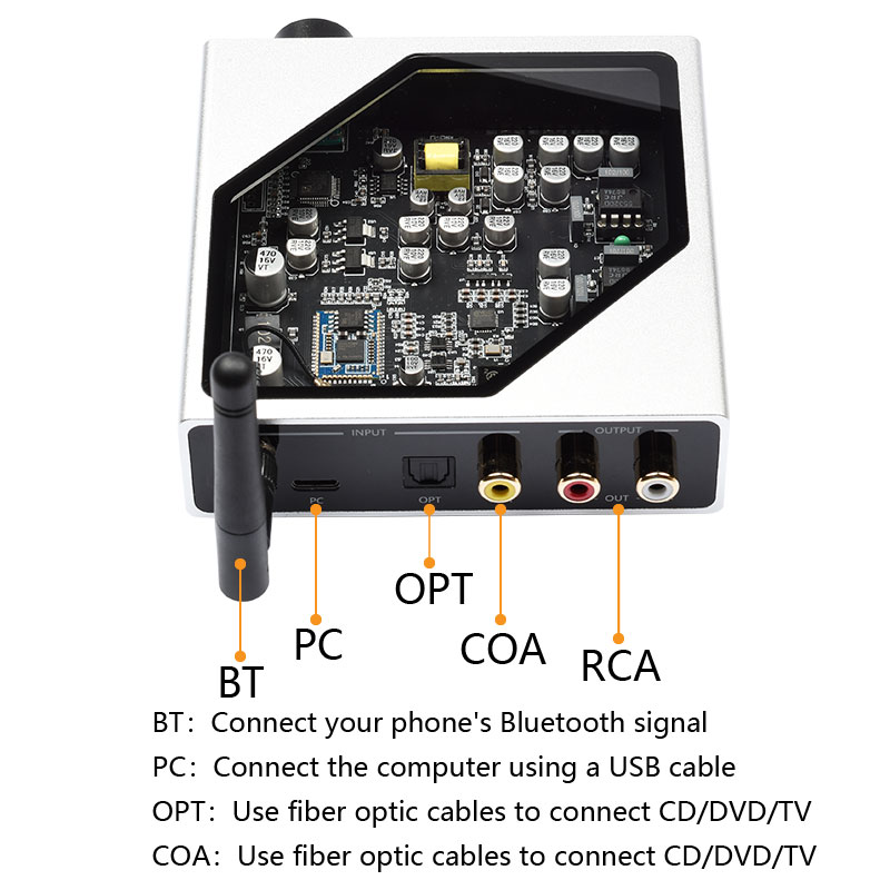 ロスレスデジタルオーディオデコーダ HIFI Bluetoo - Surround Sound Decoder のレビューと価格