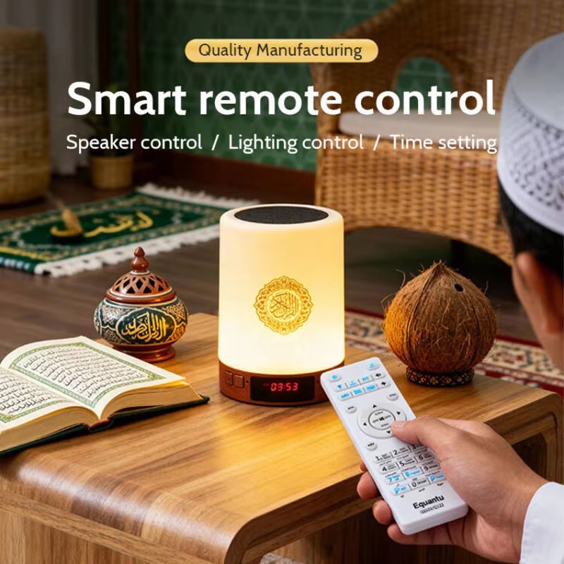 ナイトライトイスラム教徒アラビア語コーランアザン時計イスラム - Video Home Cinema のレビューと価格