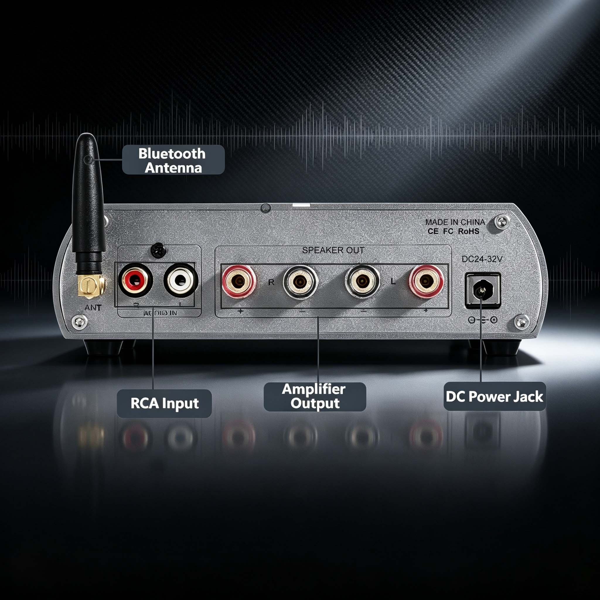 YJCO TPA3223 200W×2 デジタルパワーアンプ - Home Cinema Bluetooth 5.1 のレビューと価格