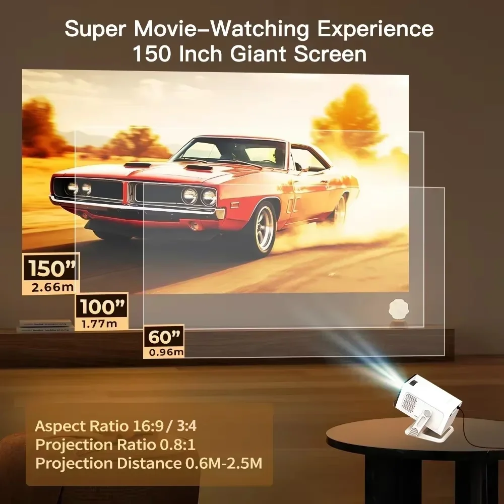 ミニプロジェクター Wifi6 および BT5.4 ネイティ - Video Home Cinema のレビューと価格