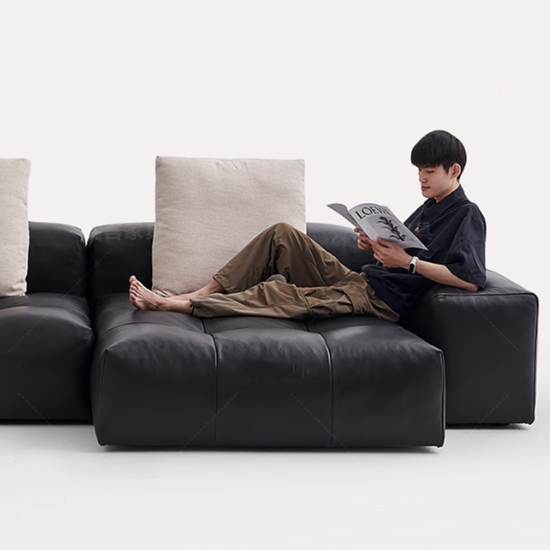 北欧レザー圧縮ソファミニマリスト高級リラックスアームチェアシ - Home Cinema Design のレビューと価格