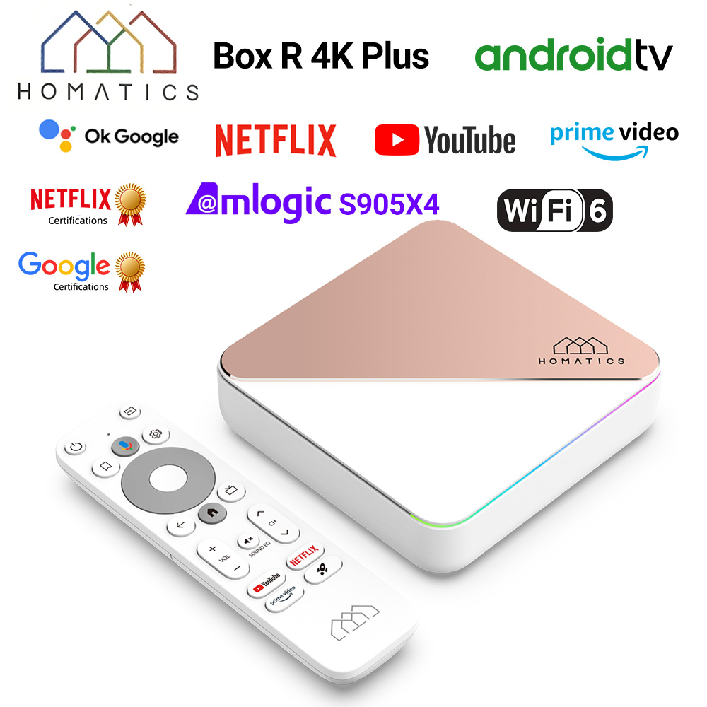 HOMATICS ボックス R 4K Plus TV ボック - Home Cinema Google のレビューと価格