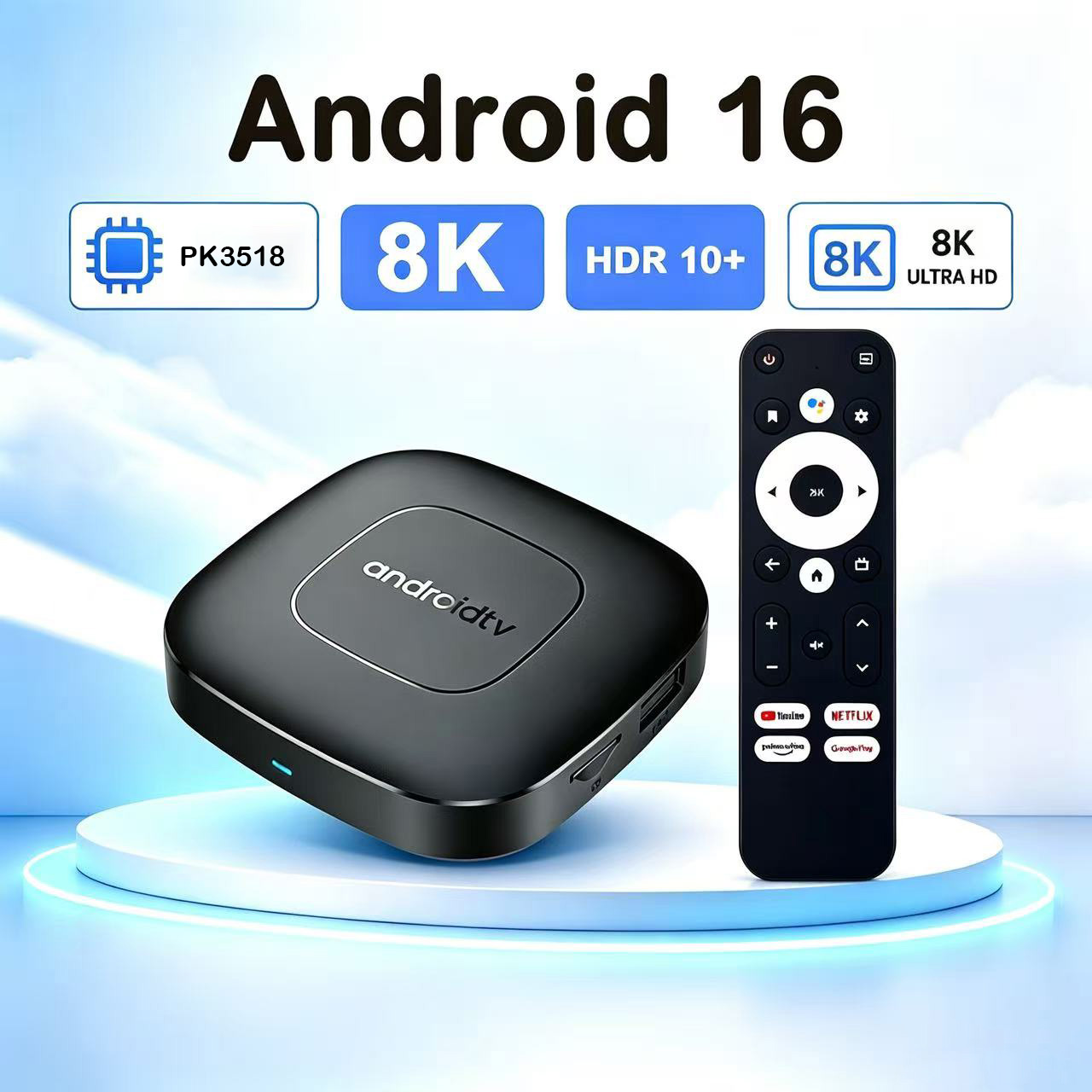 Android 16 スマートTVボックス 8GB 128G - Home Cinema Google のレビューと価格