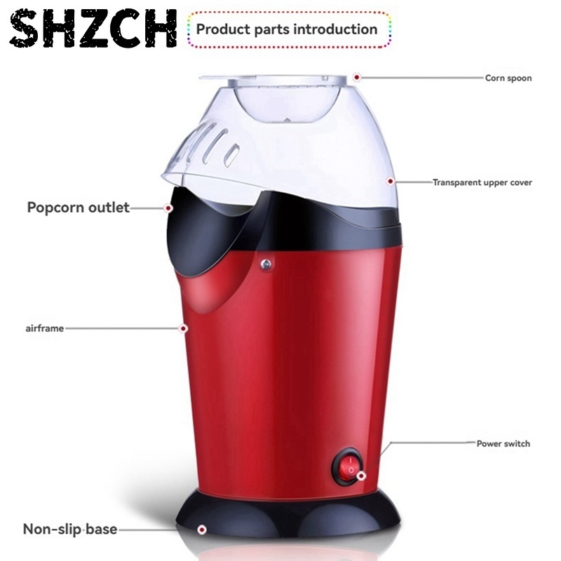 1200W 熱風ポップコーンマシン自動ポップコーンマシン家庭 - Popcorn Machine Home のレビューと価格