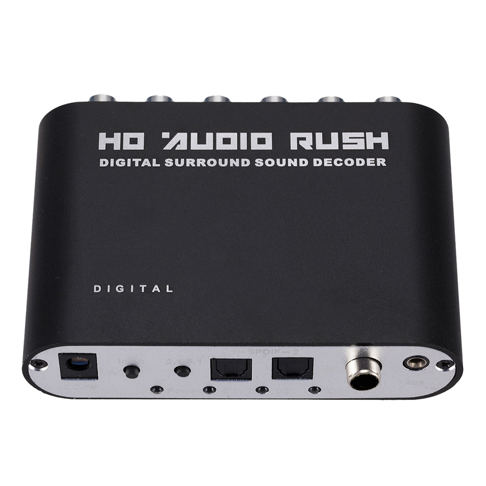 5.1CH HD オーディオデコーダー SPDIF 同軸から - Surround Sound Decoder のレビューと価格