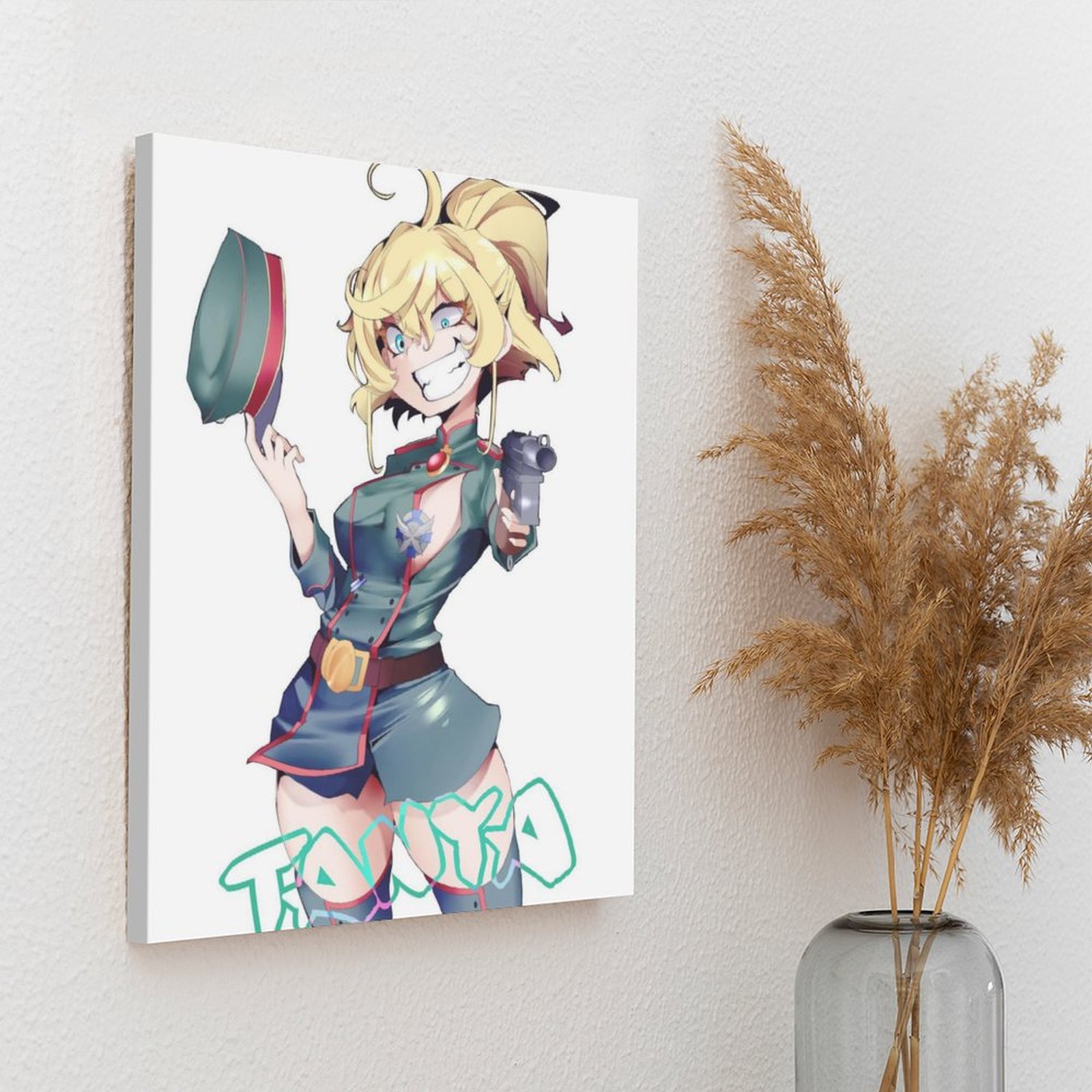 ターニャのサーガ悪のポスターキャンバス絵画シネマガレージホー - Home Cinema Design のレビューと価格
