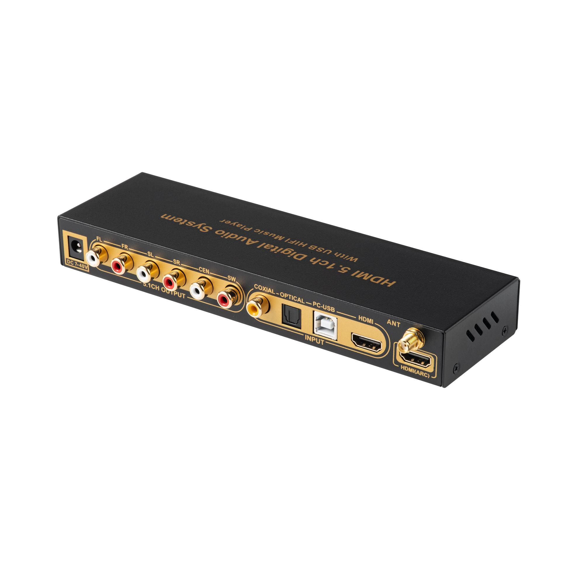 dts ac3 5.1 オーディオデコーダーコンバーター H - Surround Sound Decoder のレビューと価格