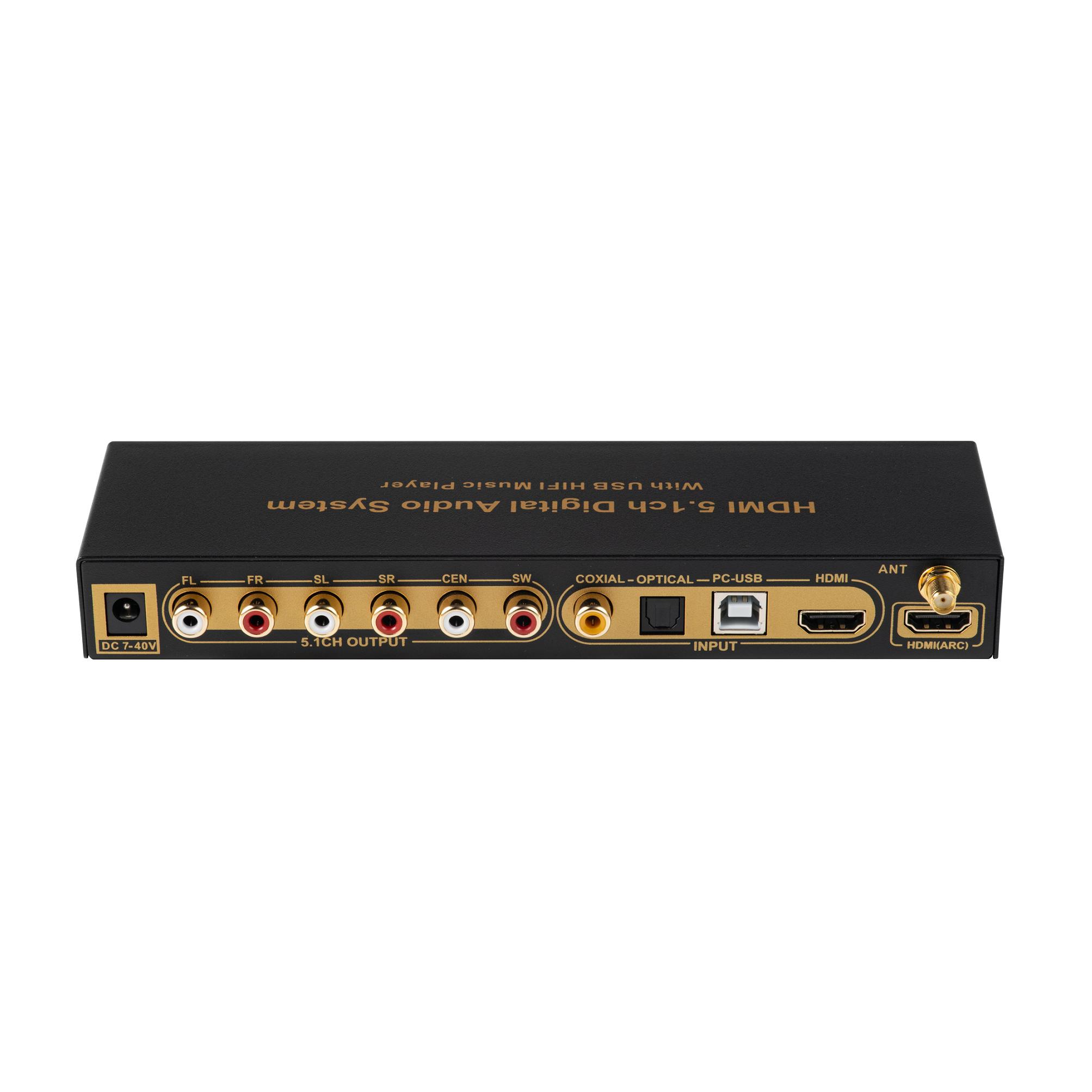 dts ac3 5.1 オーディオデコーダーコンバーター H - Surround Sound Decoder のレビューと価格
