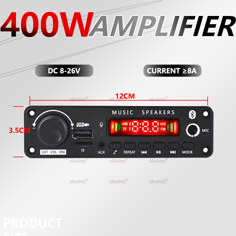 400W DIY ホームデジタルアンプ MP3デコーダーボー - Home Cinema Bluetooth 5.1 のレビューと価格