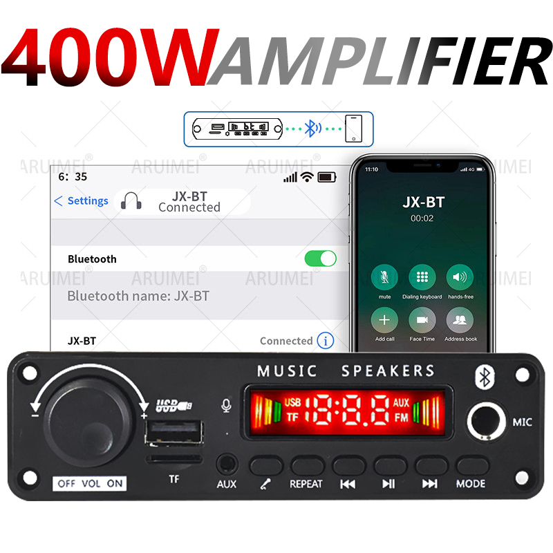 400W DIY ホームデジタルアンプ MP3デコーダーボー - Home Cinema Bluetooth 5.1 のレビューと価格